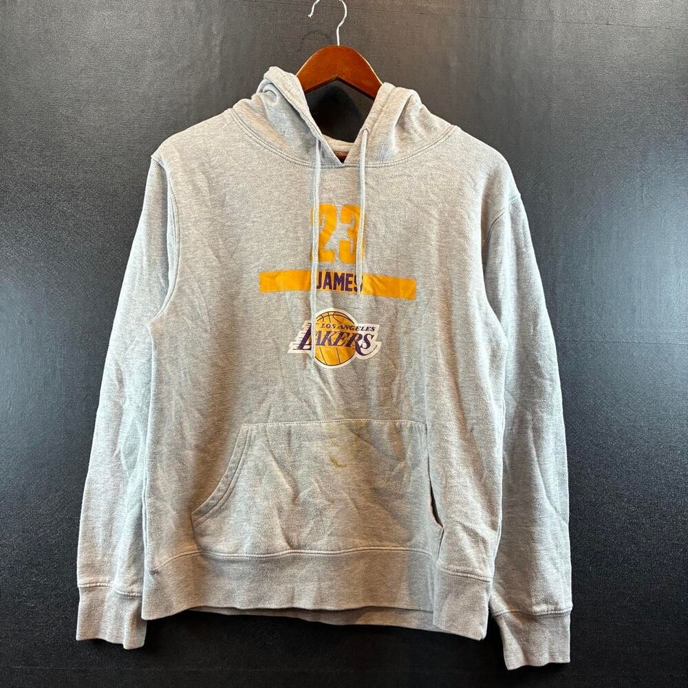 Nba Men's Grey Hoodie